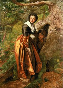 De verbannen royalist door John Everett Millais