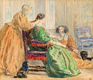 De Toilet door John Everett Millais