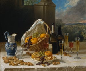 Stilleven van de lunch