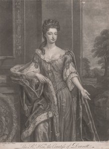 Schoonheden van Hampton Court: De zeer eerbiedwaardige Mary, gravin van Dorset door John Faber the younger