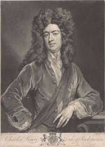 Charles Lennox, 1e hertog van Richmond door John Faber the younger