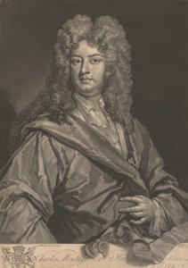 Charles Montagu, 1e graaf van Halifax door John Faber the younger