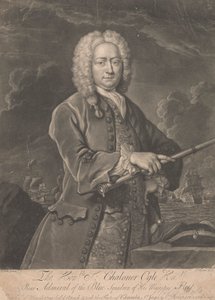 Sir Chaloner Ogle door John Faber the younger