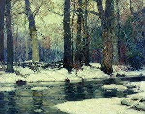 Sylvan Stream (olieverf op doek)