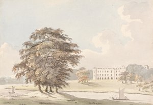 De Theems met Sion House door John Fisher