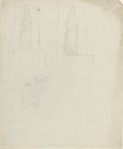 Ontwerpen voor een monument [recto en verso]
