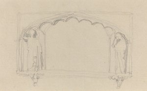 Schets voor een Gotisch Monument (het Simcoe Monument?)