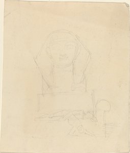 Sfinx met Liggende Figuren op de Voorgrond door John Flaxman