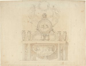 Studie voor decoraties van Buckingham Palace door John Flaxman