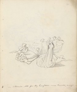 Titania. Niet voor jouw koninkrijk. - Feeën weg door John Flaxman