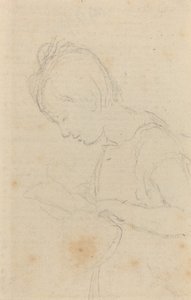 Vrouw in profiel door John Flaxman