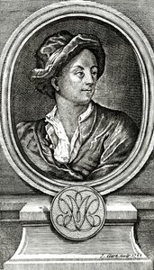 Matthew Prior, gegraveerd door J. Clark, 1722 door John Francis Rigaud