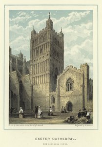 Kathedraal van Exeter, de zuidelijke toren door John Francis Salmon