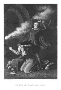 Scène uit Old St Pauls door William Harrison Ainsworth