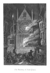 Scène uit Old St Pauls door William Harrison Ainsworth, 1855