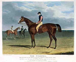 The Colonel, de Winnaar van de Grote St. Leger Stakes in Doncaster door John Frederick Herring Snr