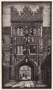 Cambridge: Jesus (houtsnede) door John Frederick Greenwood
