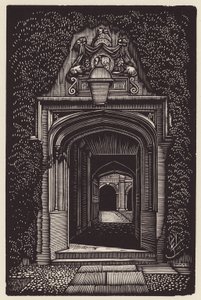 Cambridge: Magdalene (houtsnede) door John Frederick Greenwood