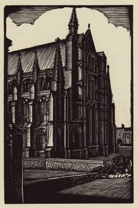 Kathedraal van Ely: East End (houtsnede) door John Frederick Greenwood