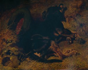 Slapende hond, 1850, 1935