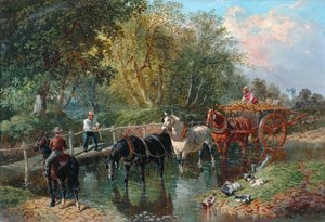 De stroom oversteken door John Frederick Herring Junior