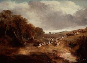 De Cambridgeshire jacht: volle vaart door John Frederick Herring Senior
