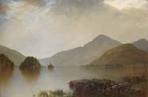 Lake George door John Frederick Kensett