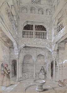 Ingang van de baden in het Alhambra