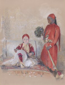 Iskander Bey en zijn Dienaar, ca. 1848