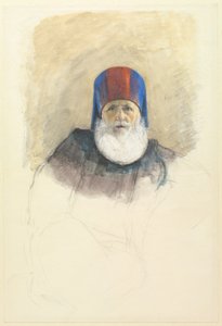 Studie voor Mehmet Ali Pasha, c. 1844 door John Frederick Lewis