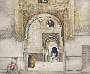 De Hal van de Twee Zusters (Sala de las dos Hermanas), uit 