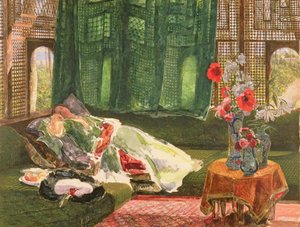 De siësta, ca. 1876 door John Frederick Lewis