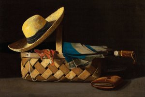 Marktmand, hoed en paraplu door John Frederick Peto
