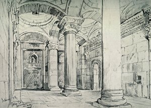 Jeruzalem - Het Interieur van de Gouden of Mooie Poort, 1902 door John Fulleylove