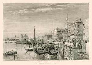 Riva dei Schiavoni, Venetië door John Fulleylove
