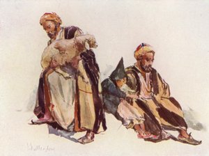 Syrische herders en herdersjongen