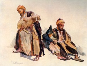 Syrische herders en herdersjongen