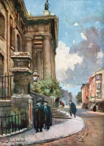 The Clarendon Building, Broad Street (kleurenlitho)