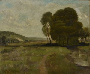 Plattelandstafereel door John Fullwood