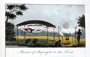 Manier van slapen in het bos, 1813