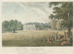Trentham Hall: gekleurde lithografie, nd [ca. 1824]