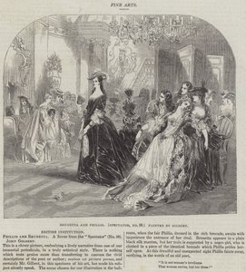 Brunetta en Phillis, Spectator, nr. 80 door John Gilbert