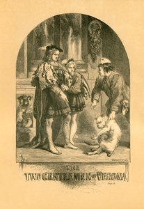 De twee edellieden van Verona door John Gilbert
