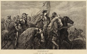 Met Al Hun Banieren Moedig Verspreid, En Al Hun Wapens Hoog Flitsend door John Gilbert