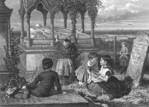 Het Graf van Grace Darling door John Godfrey