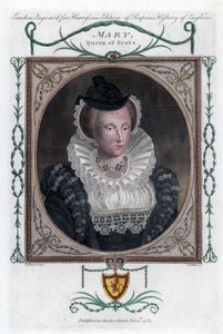 Maria I van Schotland, algemeen bekend als Mary, Queen of Scots, 1794 door John Goldar