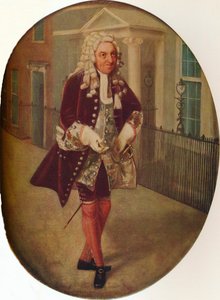Richard Suett als Bayes in The Rehearsal door George Villiers, 2e Hertog van Buckingham door John Graham