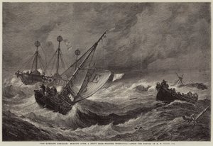 De Ramsgate reddingsboot, ochtend na een zware storm, weer matigt door John Greenaway