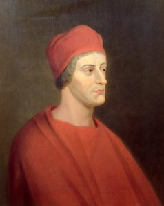Portret van de acteur Henry Harris als Wolsey uit Henry VIII van William Shakespeare, 1662 door John Greenhill