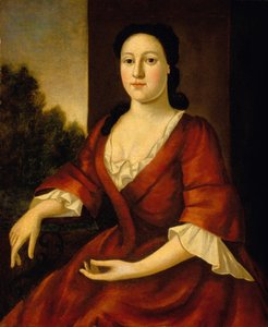 Portret van mevrouw John Greenleaf, geboren Priscilla Brown (b.1725)